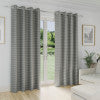 Aspen Eyelet Readymade Curtain Grey