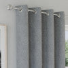 Austin 100% Blackout Readymade Curtain Grey