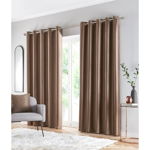 Goodwood Readymade Curtain  Bronze