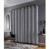 Goodwood Readymade Curtain Silver