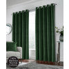 Hampton Blackout Velvet Curtain Green