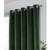 Hampton Blackout Velvet Curtain Green