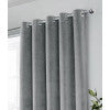 Hampton Blackout Velvet Curtain Grey