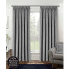 Oxford Blackout Velvet Curtain Grey